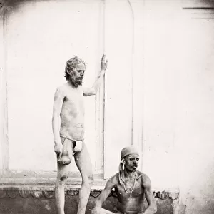 India - fakirs, holy men, Shepherd and Robertson, 1860 s