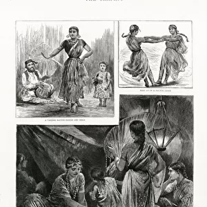 India in London - sketches at the Indian Village at Portland Hall, Langham Place