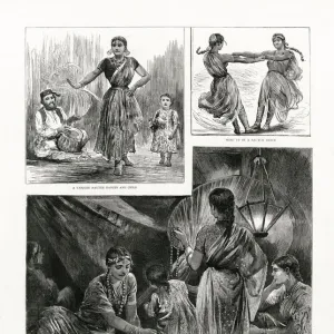 India in London - sketches at the Indian Village at Portland Hall, Langham Place