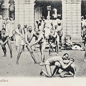 India - Native wrestlers