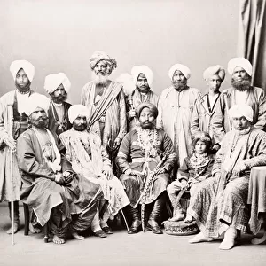 India - the Raja of Farikdot. 1860s
