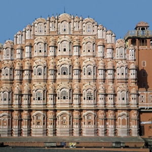 INDIA. RAJASTHAN. Jaipur. Hawa Mahal or Palace