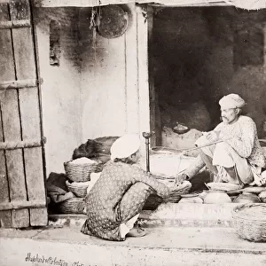 India - shop keeper, Shepherd and Robertson, 1860s