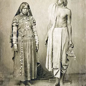 Indian Couple Date: 1900s