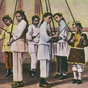 Indian Maypole Dance