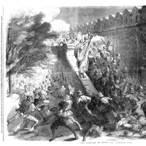 Indian Mutiny - the storming of the Cashmere Gate, 1857