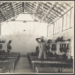 Indian soldiers inside barracks