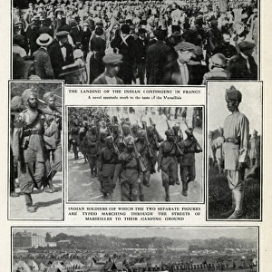 Indian troops arriving in France, WW1