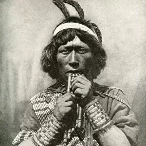 Indigenous musician, Brazil