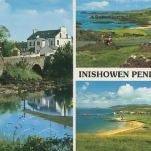 Inishowen Peninsula, Multi-View (bridge, houses)