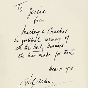 Inscription by Cecil Aldin, Dogs of Character