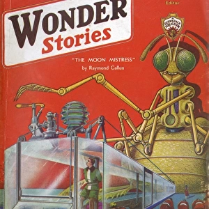 Insect God, Wonder Stories Scifi Magazine Cover