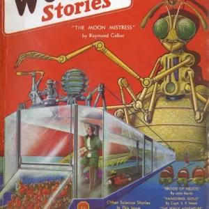 Insect God, Wonder Stories Scifi Magazine Cover