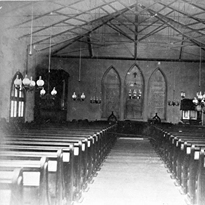 Inside the Dockyard Church, Bermuda 1873
