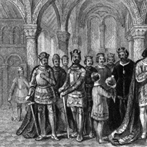 Institution of the Order of the Garter by Edward III