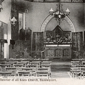 Interior of All Souls Church, Noupoort, South Africa