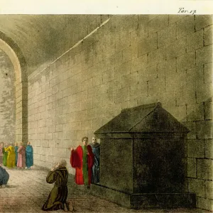 Interior of the Chapel of Mount Calvary, Jerusalem, 1800s