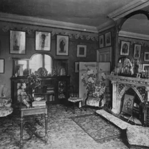 Interior of the dining room at Borley Rectory