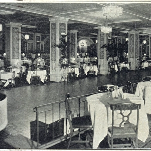 Interior of the Grill Room in the Hotel Pennsylvania, New Yo