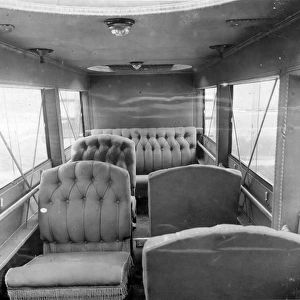 The interior of the third de Havilland DH18A G-EAUF