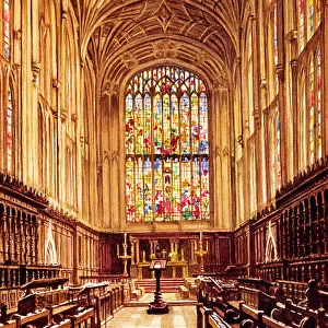 Interior of King's College Chapel, Cambridge
