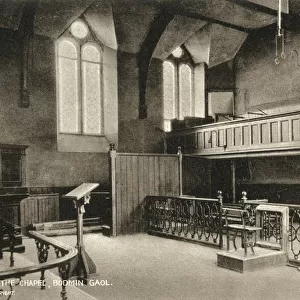 Interior of the Prison Chapel at Bodmin Gaol, Cornwall