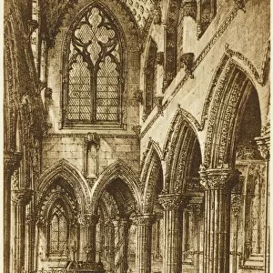 The interior of Rosslyn Chapel