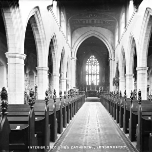 Interior, St. Columbs Cathedral. Londonderry