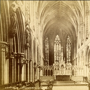 Interior view, Lichfield Cathedral, Lichfield, Staffordshire