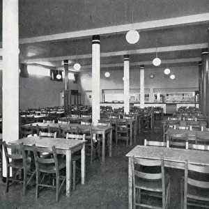 Interior view of the Norris Green British Restaurant, Liverpool during the Second World War