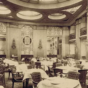 An interior view of the restaurant at Le Barry, Paris, 1920s
