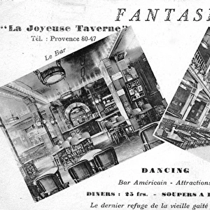 Interior views of Fantasio, a Bar Amercian and dancing, Mont