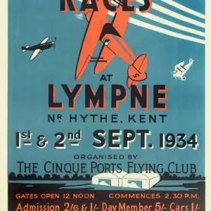 International Air Display and Races Poster