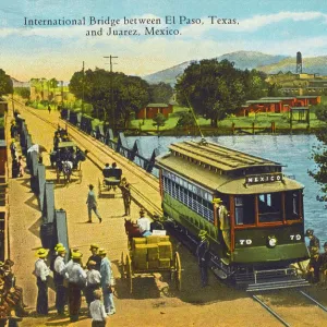 International Bridge between El Paso, Texas / Juarez, Mexico