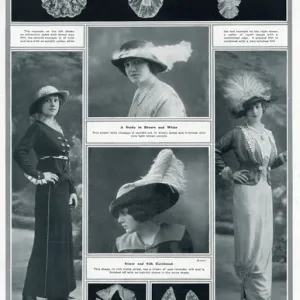 Intricate laced jabot for May 1913