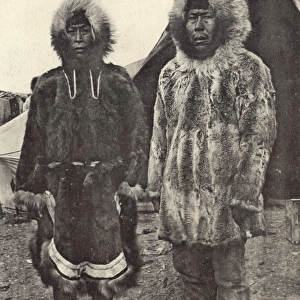 Inuit Chief and his wife - Alaska