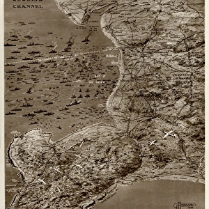 Invasion coast of Normandy by G. H. Davis
