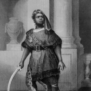 Ira Aldridge as Aaron the Moor in Titus Andronicus