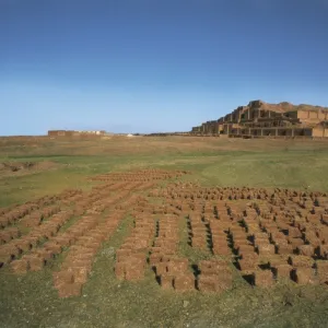 IRAN. KHUZESTAN. Chogha Zanbil. Ziggurat (13th