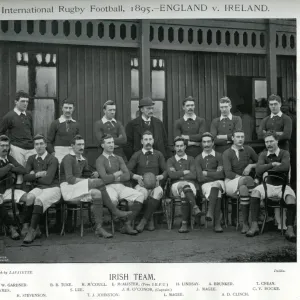 Irish International Rugby Team, 1895