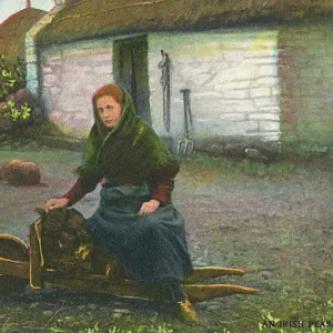 An Irish peasant girl