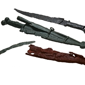 Iron weapons of a warrior (5th-4th c. BC). Celtic