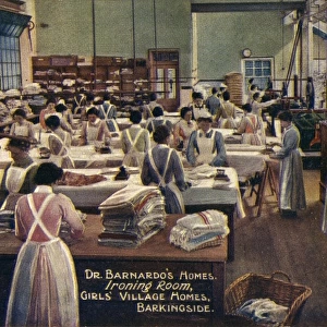 Ironing Room at Barnardos Girls Home, Barkingside