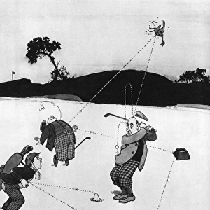 The Ironstein Theory of Golf, by William Heath Robinson