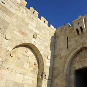 Israel. Jerusalem. Jaffa Gate. Old City Walls