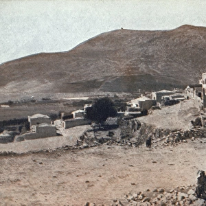 Israel - Village of Shechem and Mount Gerizin