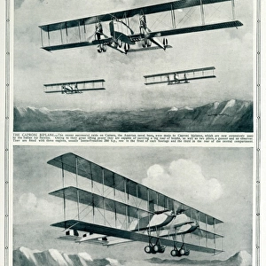 Italian Caproni bomb-carrying biplane and triplane 1917