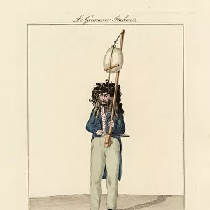 The Italian Grimacier or pantomime artist