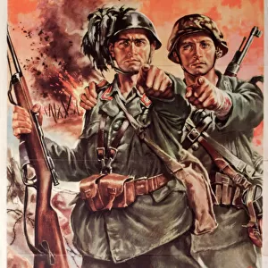 Italian recruitment poster, Second World War