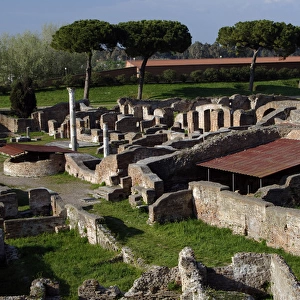 Italy. Ostia Antica. Ruins